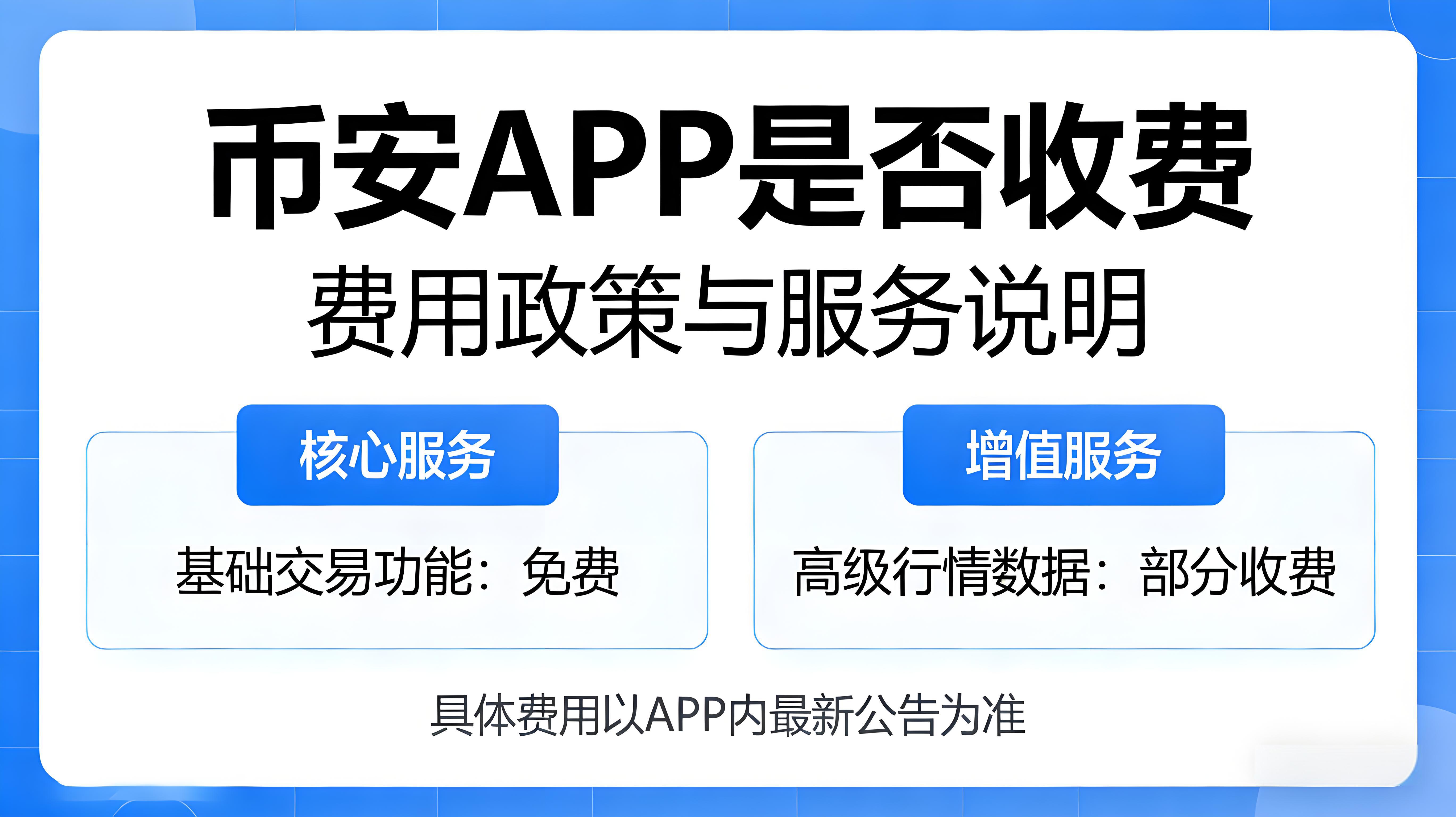 幣安APP會扣費嗎？